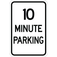 10 Minute Parking Signs