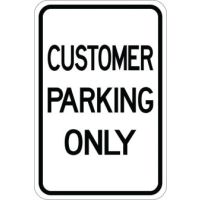 Customer Parking Only Sign AR-141