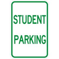 Student Parking Signs AR-149