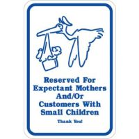 AR-150 Reserved For Expectant Mothers Sign 