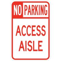 No Parking Access Aisle Sign AR-207