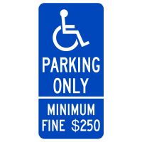 California Handicap Parking Sign R99C