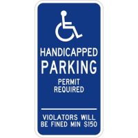Connecticut Handicap Sign R7-8 ct