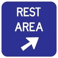 D5-2b Rest Area Signs With Arrow