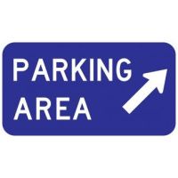 D5-4 Parking Area Signs With Arrow