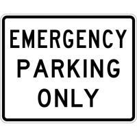 Emergency Parking Only R8-4