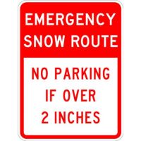Emergency Snow Route R7-203