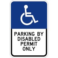 Florida Handicap Parking Signs R7-8fl