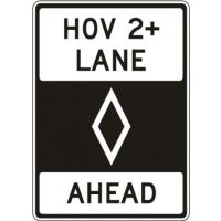 HOV Lane Ahead R3-12
