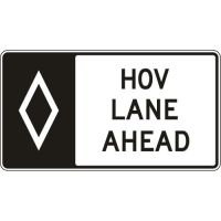 HOV Lane Ahead R3-15
