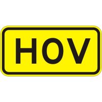 HOV Plaque Sign W16-11