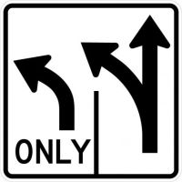 Intersection Lane Control R3-8