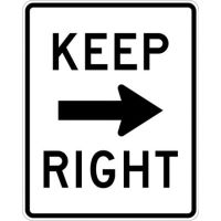Keep Right R4-7a