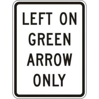 Left On Green Arrow Only R10-5