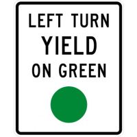 Left Turn Yield on Green R10-12
