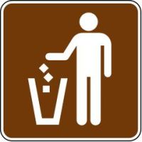 Litter Receptacle Signs RS-086