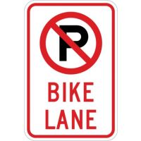 No Parking Bike Lane R7-9A
