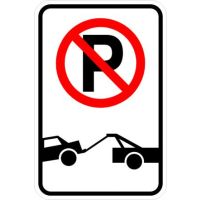 No Parking Tow Away R7-201b