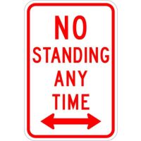 No Standing Any Time R7-4