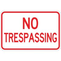 No Trespassing Sign AR-111