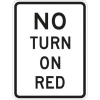 No Turn on Red R10-11a