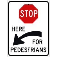 Stop for Pedestrians R1-5cL