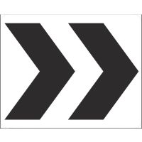 Roundabout Directional (2 chevrons) R6-4 Sign