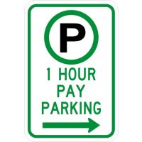 Parking Permitted XX Hour(s) Pay Parking Sign R7-21