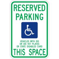 Wisconsin Handicap Sign R7-8wi