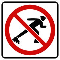 No Skaters Sign R9-13