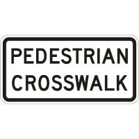 Pedestrian Crosswalk R9-8
