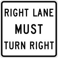 R Lane Turn Right R3-7R