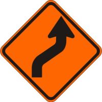 Reverse Curve Right Sign W1-4R-O