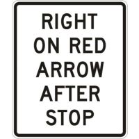 Right on Red Arrow After Stop R10-17a