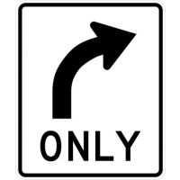 Right Turn Only R3-5R