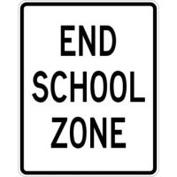 End School Zone S5-2 Sign