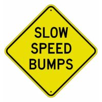 Slow Speed Bumps W9-7