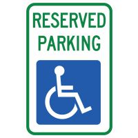 South Dakota Handicap Parking Sign R7-8 sd