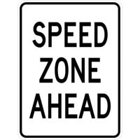 Speed Zone Ahead R2-5c
