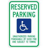 Tennessee Handicap Sign R7-8 tn