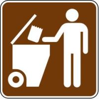 Trash Dumpster Sign RS-091