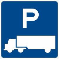 Truck Parking Sign D9-16