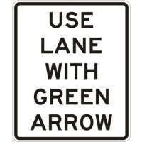 Use Lane Green Arrow R10-8
