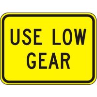 Use Low Gear Sign W7-2