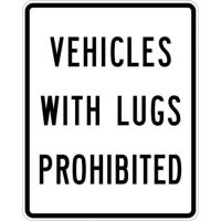 Vehicles with Lugs Prohib R5-5