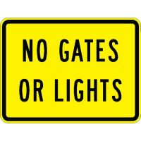 No Gates or Lights W10-13