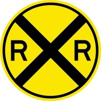 Railroad Crossing Sign W10-1
