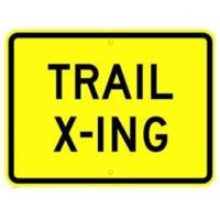 Trail Crossing (X-ing) Sign