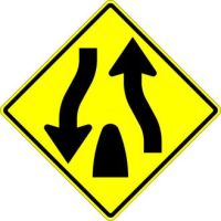 Divided Highway Ends (symbol)