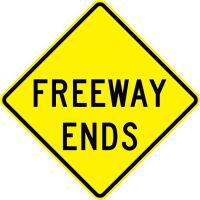 Freeway Ends Signs W19-3